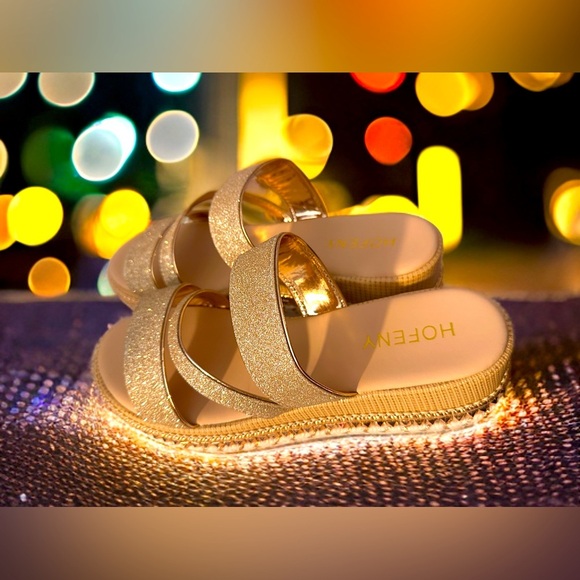 NEW Women Platform Sandals Espadrille Slip on Open Toe Boho Wedge Sandal Size 10 - Picture 7 of 13